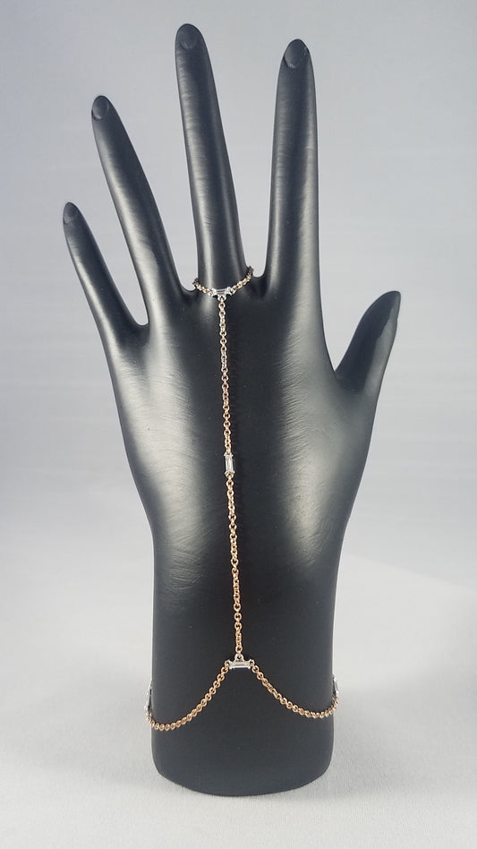 Baguette Hand Chain