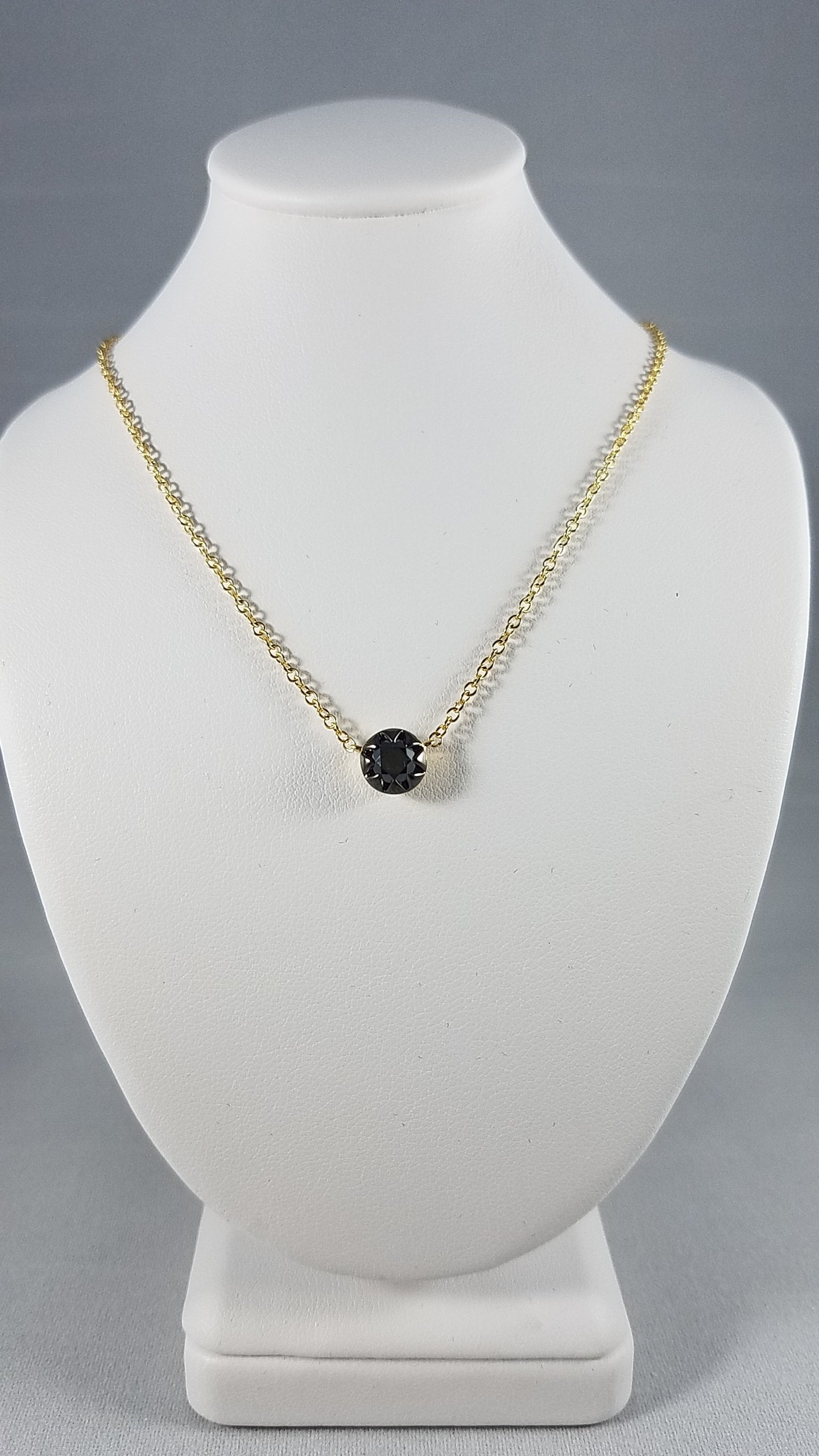 Celeste Black Diamond Necklace
