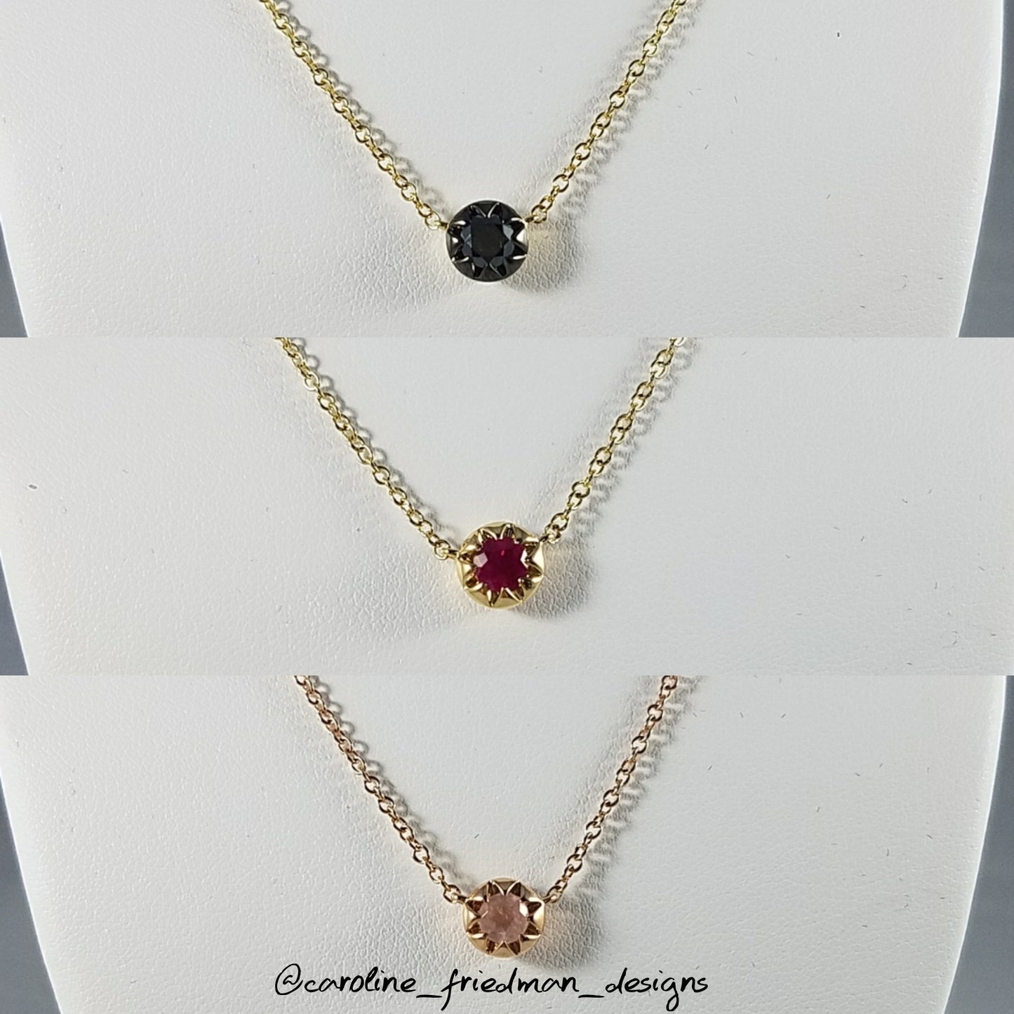 Celeste Rose Quartz Necklace